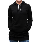California Fleece Pullover Raglan Hoody Dress schwarz