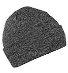 Strickm�tze mit breiter Krempe graumelange