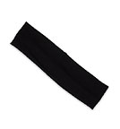 Cotton Spandex Jersey Headband schwarz