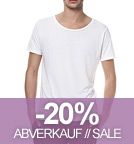 Bamboo Wide Neck Jersey T-Shirt - weiss