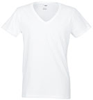 Change V-Ausschnitt T-Shirt Ede - Biobaumwolle weiss