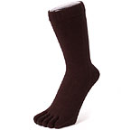 Zehensocken classic - dunkelbraun