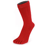 Zehensocken classic - rot