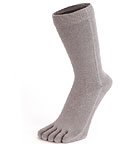 Zehensocken classic - grau