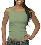 2x1 Rib Tank Top moosgr�n
