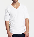 Organic Deep V-Neck T-Shirt Fairtrade weiss
