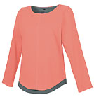 Change Langarmshirt Ida - Biobaumwolle koralle oliv