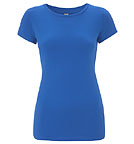 Organic Slim-Fit T-Shirt bright blue L