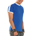 Fit-T Stripe royal-weiss M
