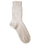Schurwoll-Socken natur