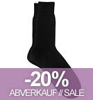 Schurwoll-Socken schwarz