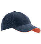 Cord Raver Cap marine-orange