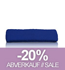 Frottee-Stirnband blau