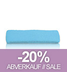 Frottee-Stirnband hellblau