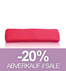 Frottee-Stirnband pink