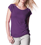 Bamboo Raglan T-Shirt eggplant