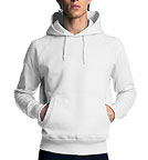 Pullover Hooded Sweatshirt weiss