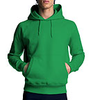Pullover Hooded Sweatshirt kelly green L