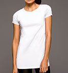 Long Length T-Shirt - weiss