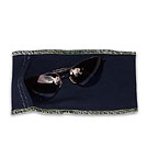 California Fleece Sunglass Case marineblau-limette