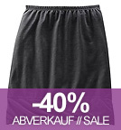 Rock aus Bio-Baumwolle und Hanf - schwarz