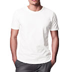 Organic Slim-Fit T-Shirt weiss L