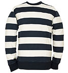 Captains Sweater - Sweatshirt aus Bio-Baumwolle - weiss-navy