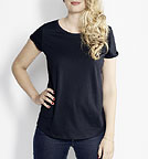 Change T-Shirt Liv - Biobaumwolle schwarz
