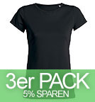 Stella Wants - T-Shirt aus Bio-Baumwolle - schwarz - 3er-Pack