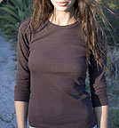 Long Sleeve Crew Neck braun