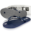 Fair Trade Flip Flops - blau-grau