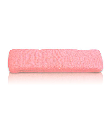 Frottee-Stirnband rosa