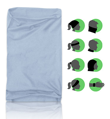 X-Tube Jersey-Schlauch hellblau