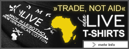 Trade Not Aid - T-Shirts von edun LIVE aus Afrikanischer Baumwolle