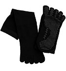 Zehensocken normal - Biobaumwolle schwarz