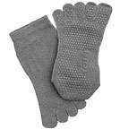 Zehensocken kurz - Biobaumwolle grau