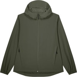 Windbreaker aus recyceltem Polyester - khaki