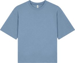 Organic Women's Heavy Boxy T-Shirt - blue dusk
