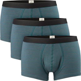 Trunk-Shorts aus Bio-Baumwolle - 3er-Pack - tanne/tabasco