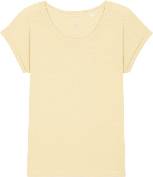 Slub T-Shirt aus Bio-Baumwolle - butter