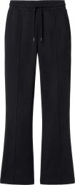 Organic Women's Flared Leg Sweatpants - black