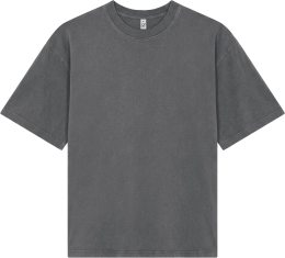 Organic Heavy Boxy T-Shirt - stone washed grey