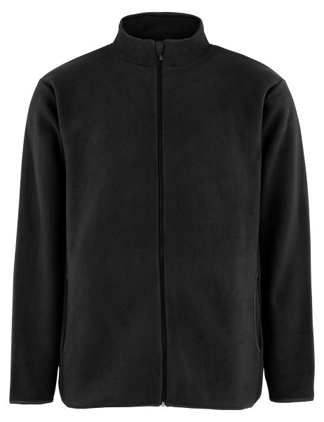 Recycled Fleece Jacket - black
