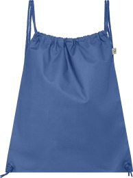 Organic Drawstring Gym Bag - faded denim