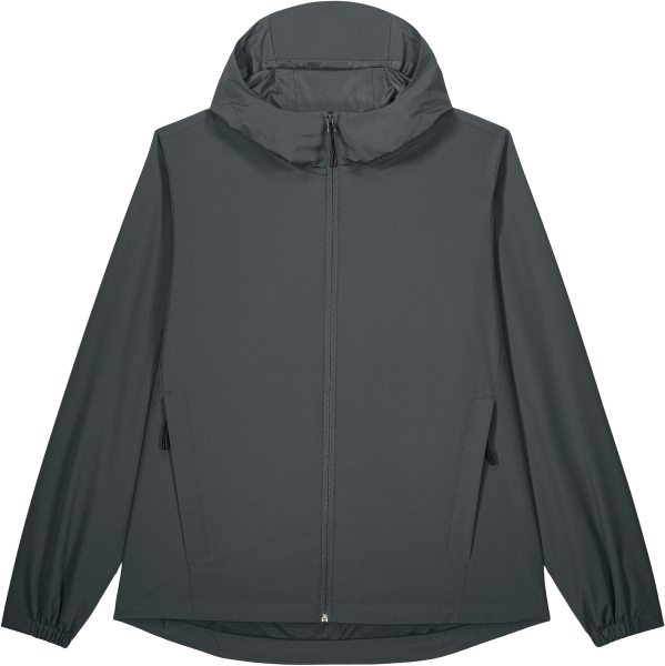 Windbreaker aus recyceltem Polyester - anthracite