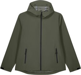Herren Regenjacke aus recyceltem Polyester - khaki