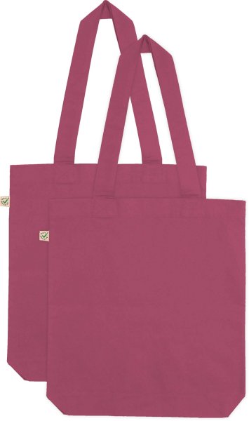 Doppelpack - Organic Cotton Bag - berry