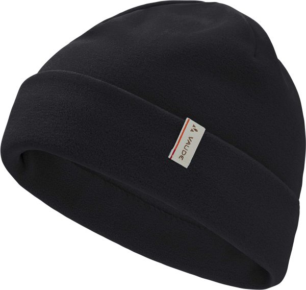 Leichte Mütze Fleece Beanie - black