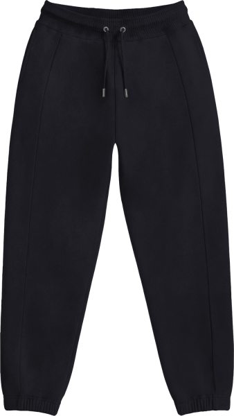 Organic Women's Barrel Leg Sweatpants - black