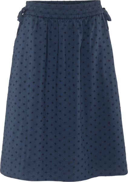 Rock aus Bio-Baumwolle - indigo blue